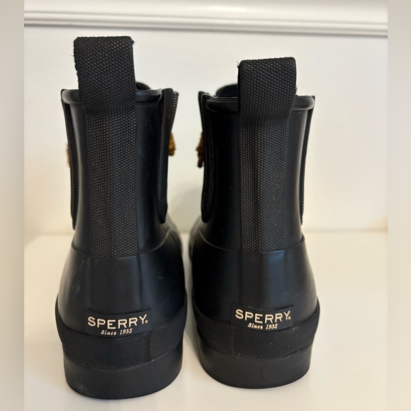 Sperry Walker Steam Waterproof Rain Boots, in Black, Size 8 - Picture 9 of 12